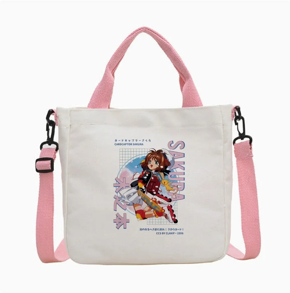 Sakura Card Captor tote bag einkaufstasche shoulder  reusable personnalisable y2k femme