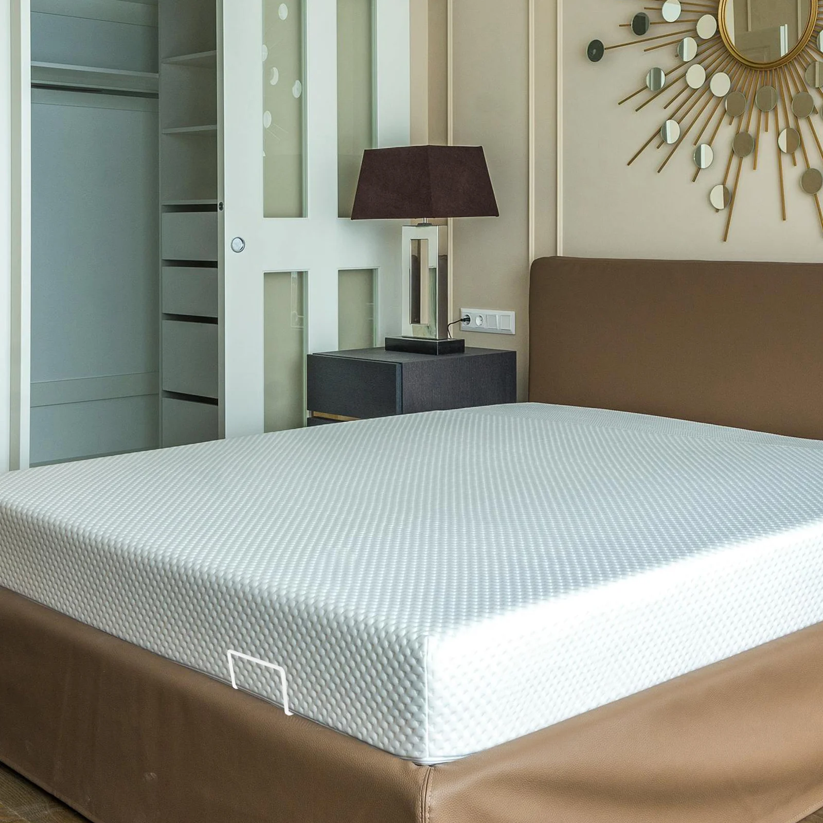 

Sturdy Mattress Gripper Set Non Slip Bed Frame Holder Baffle Stopper Fasteners for Indoor Bedding Anti Slide Protection