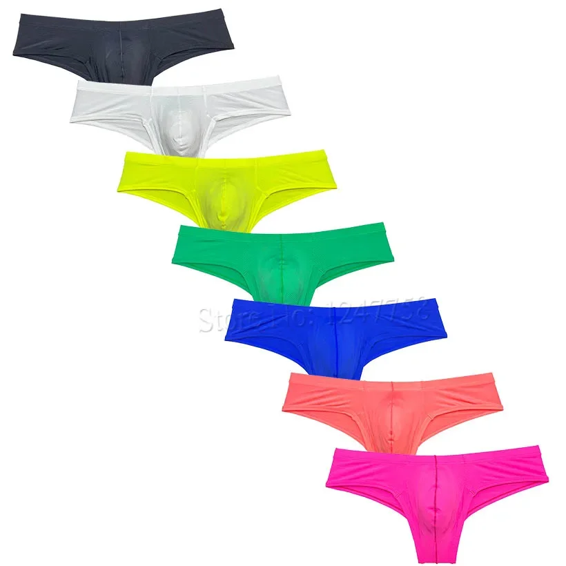 Sexy Men's Mini Bikini Boxer Briefs Underwear Trunks Comfy Enhance Bulge Pouch Bikini Boxers Panties