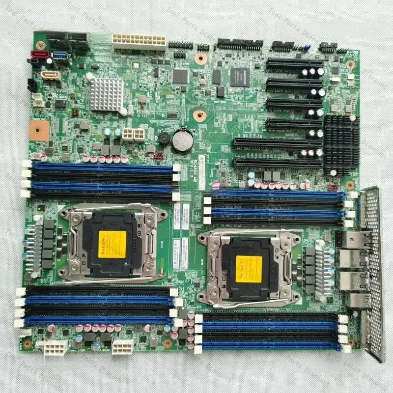 Six-Card Computer X99 Dual Server Motherboard E5-V3V4Cpu.2 Boot RD450X