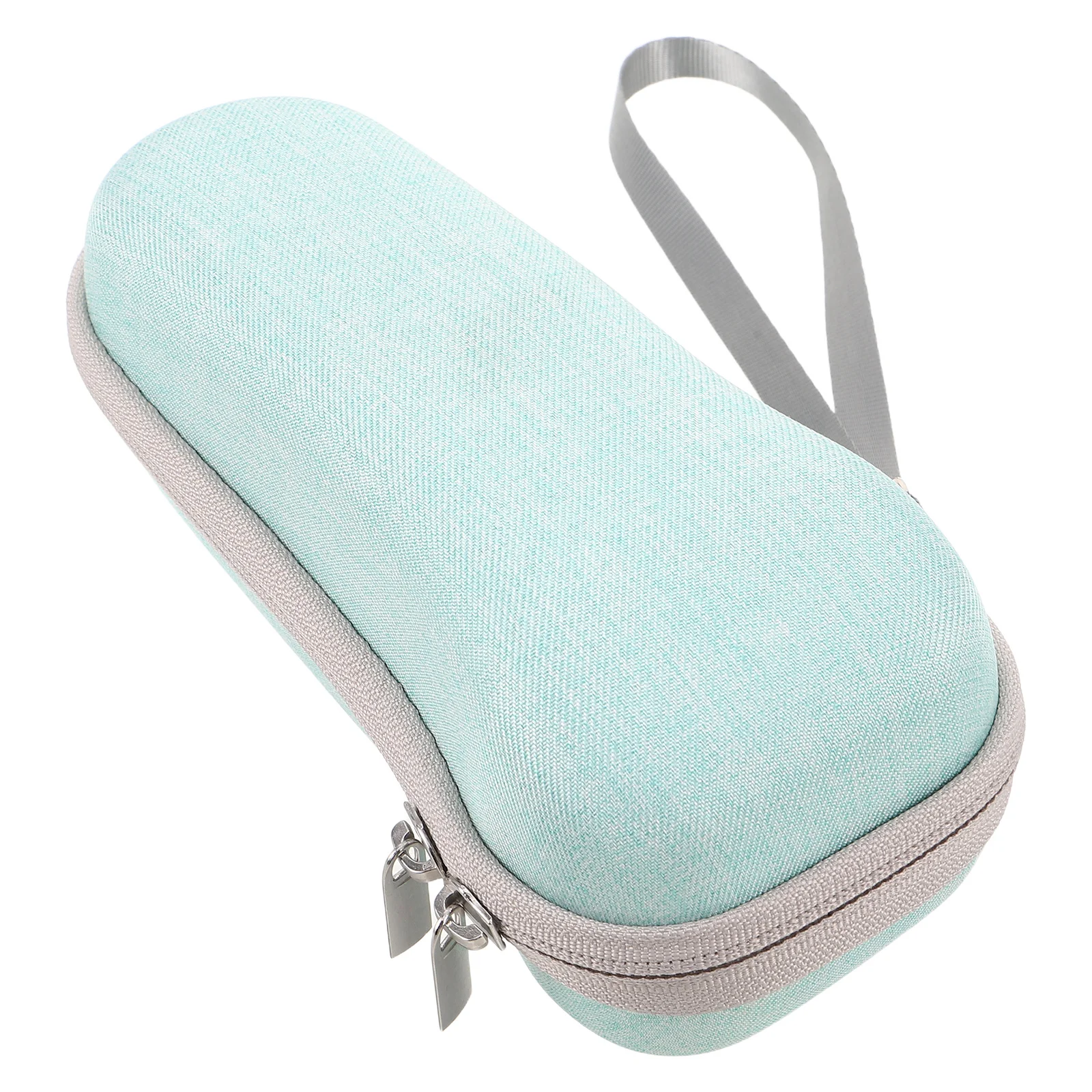 حقيبة تخزين الحلاقة المدمجة، حافظة صلبة مضادة للضغط باللون الأخضر النابض بالحياة لآلة الحلاقة الكهربائية، منظم مناسب للسفر مع سلس #4