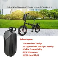 Waterproof Electric Scooter Handlebar Bag，Large Capacity Front Storage Pouch for E-Bike/Bicycle/Motorcycle Accessories Organizer