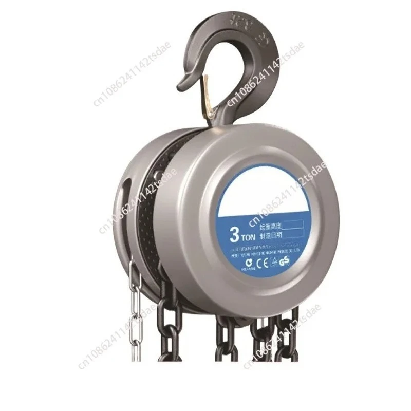 

1 Ton 3 meters Manual Chain Hoist, Industrial Lifting Crane