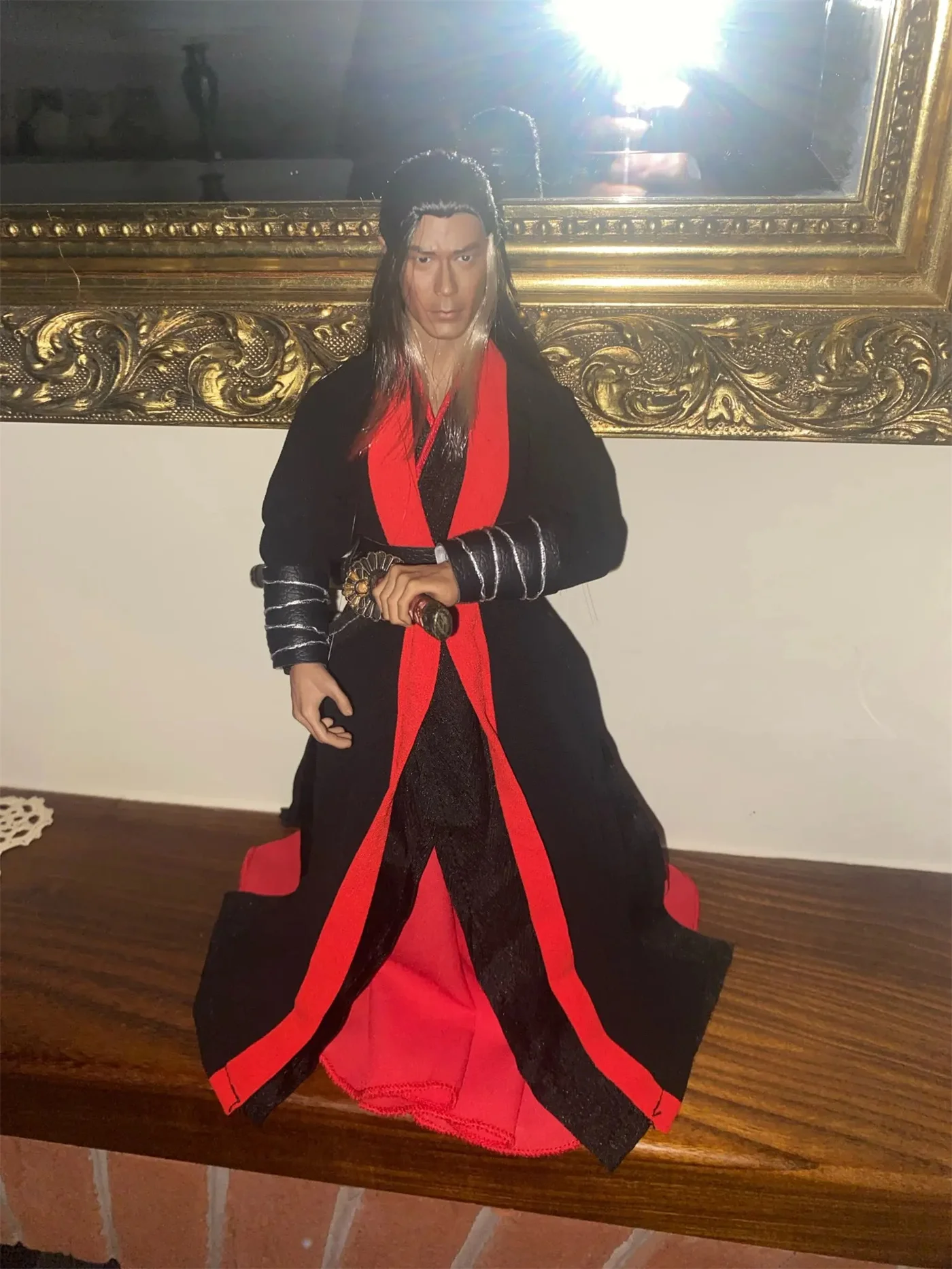 Chinese Ancient Suit  Outfit Long Dress 1/6 Scale Male Clothes Dress Hanfu Robe  Cosplay Clothes for 12inch Action Figure Toys