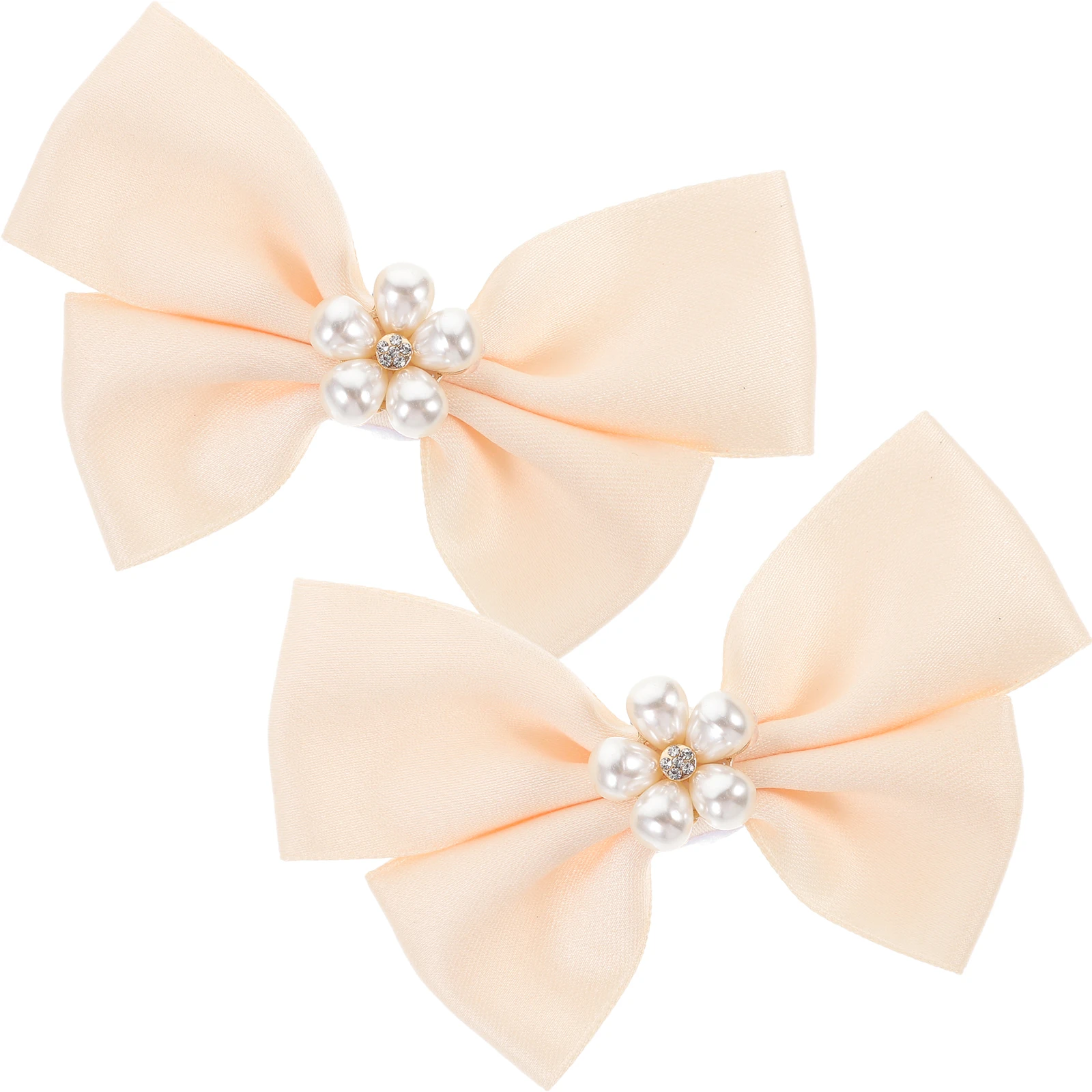 

2 Pcs Knot Wedding Clips for Women Bridal Bride Decorative Butterfly Knot Clips Decor Shoe Shoe Jewelry Buckle