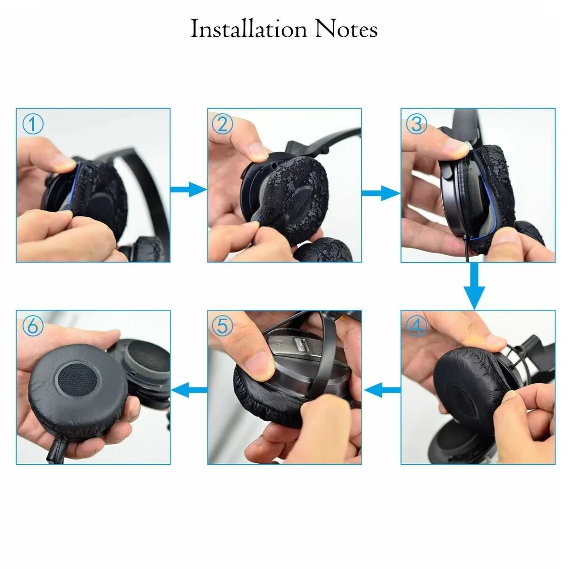 소니 MDR-NC7 헤드셋 커버 스폰지 이어패드 슈트, NC5 이어머프 이어폰 액세서리