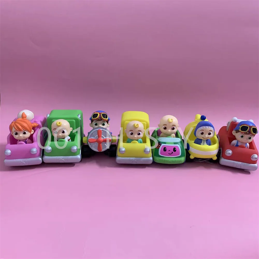 Originele Multi Style Willekeurig Sturen 7cm ~ 8.5cm Watermeloen Pop Kleine Auto Kinderen Spelen Thuis Speelgoed Cadeau