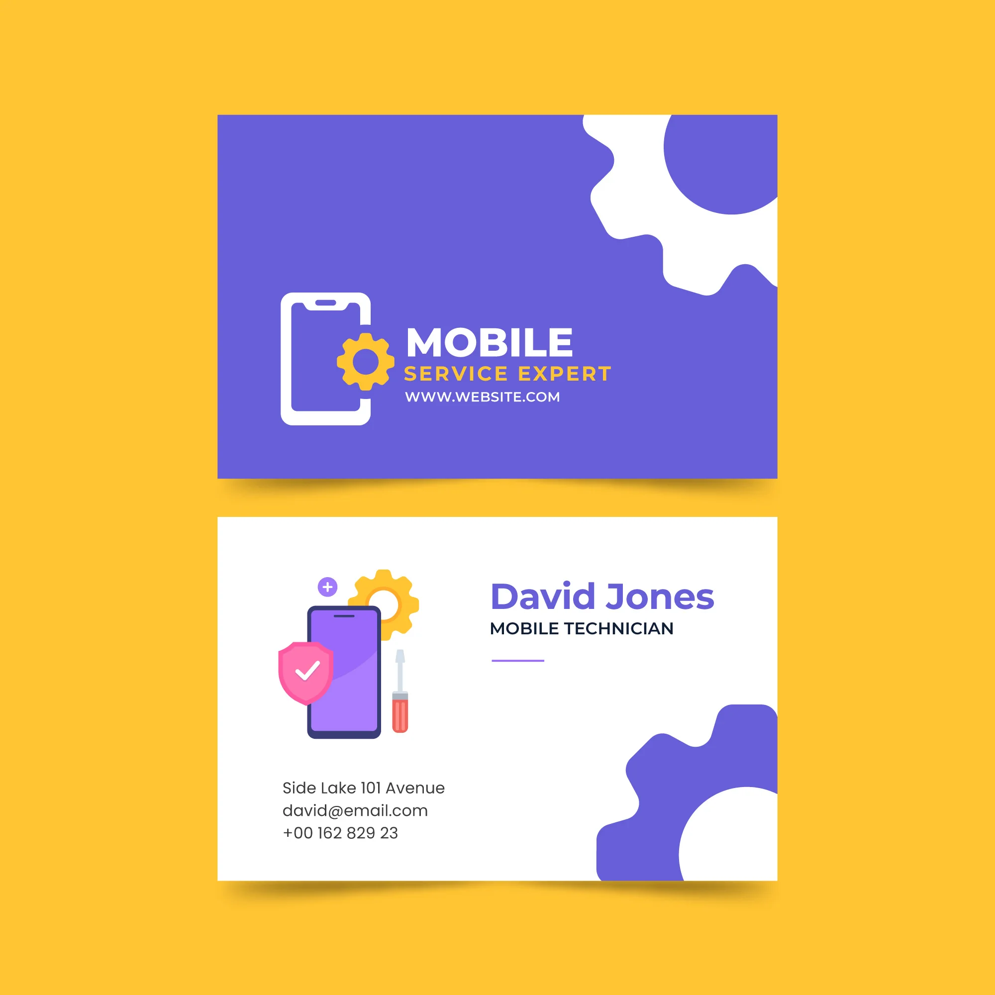 FUYUE Custom Mobile Phone Repair ServiceBusiness Card Thank You Cards Packaging Small Business Personalized Logo Wedding Cards