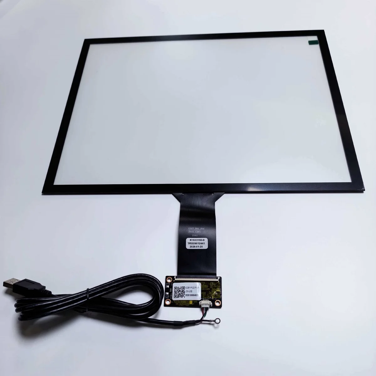 15-inch capacitive touch GG structure 325x249mm USB 10-point touch 4:3 LCD universal