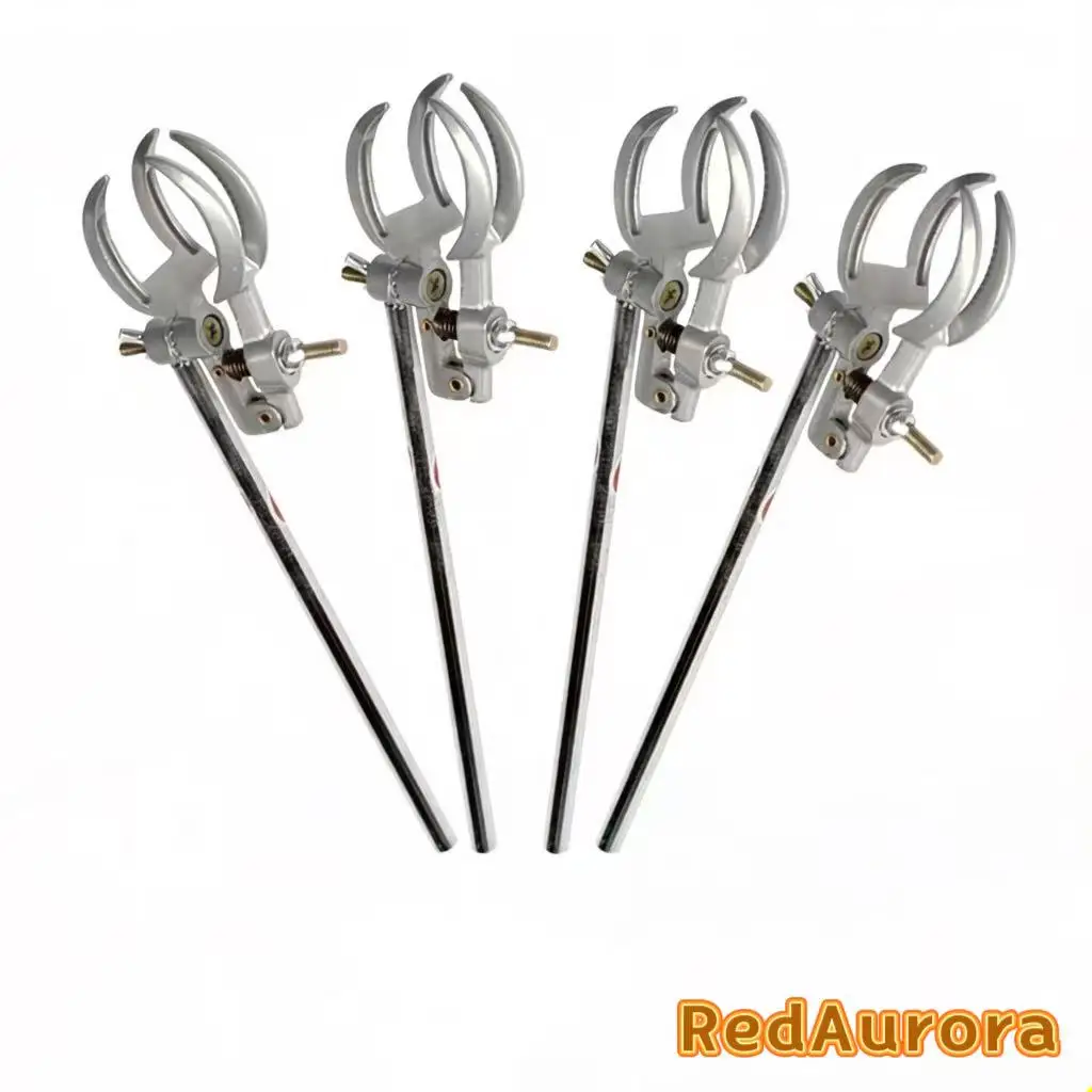 Lab Universal Clamp, Condenser Tube Clamp, Beaker Clamp, Test Tube Clamp, Zinc Alloy Three Jaw Clamp, Four Jaw/ Iron Rack Clamp