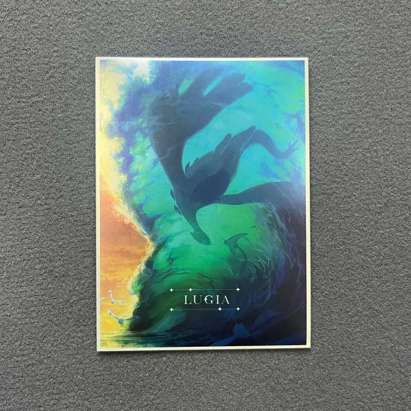 60Pcs/set Pokemon Ptcg Card Sleeve Lugia Giratina 67X92mm Anime Game Characters Colorful Flash Card Protective Cover