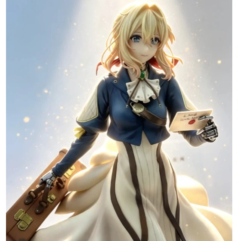 Violet Evergarden Anime Action Figure Doll Model Desktop Ornament Decoration Collectible Toys Holidaygift For Anime Fans