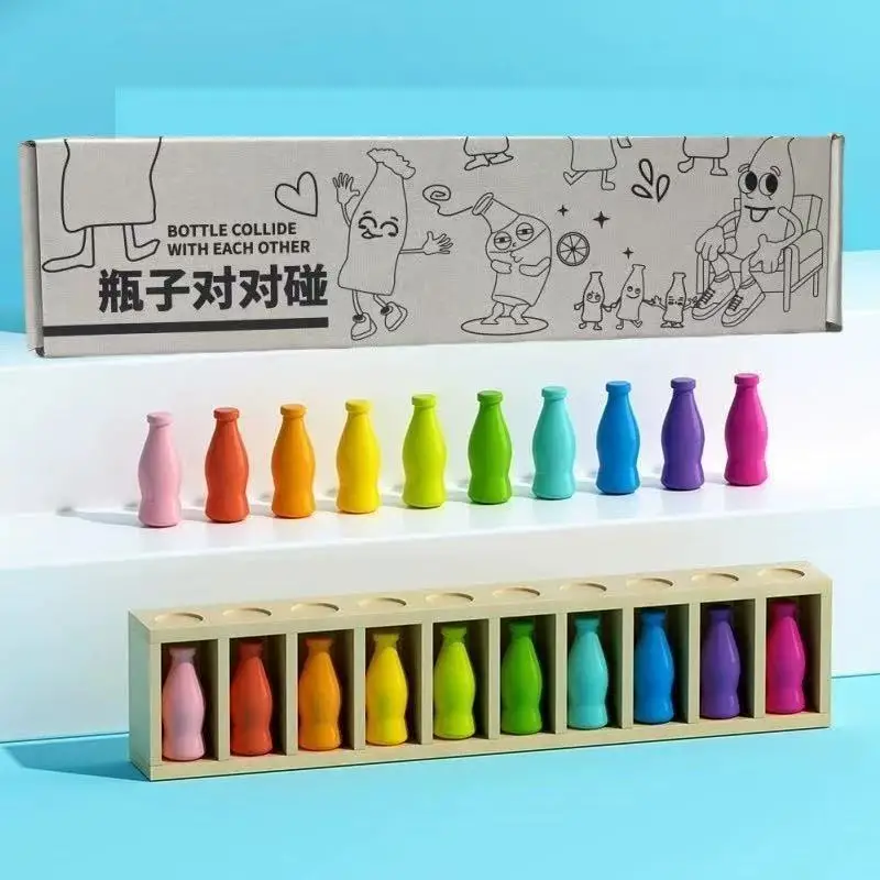 

Детская забавная игра-бутылка с угаданием, пара напитков, сенсорная головоломка, настольная игра, двойная битва, интерактивная игрушка для родителей и детей