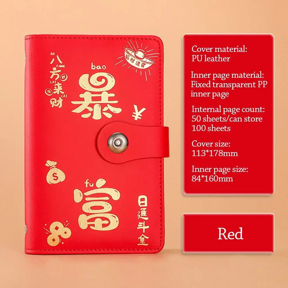 Get Rich Overnight 100 Envelopes Money Saving Challeng Save Money Large Capacity Mini Binder Savings Challenge Waterproof PU