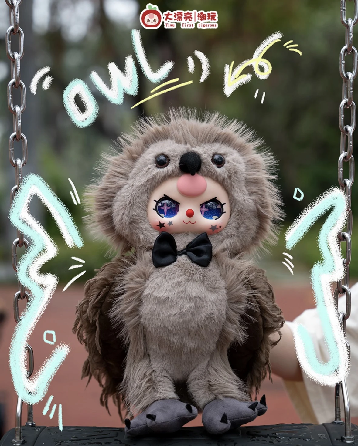 

New Baby Three V3 400 Body Cute Animal Series Plush Cute Blind Box Cartoon Figure Decoration Bed Doll Pillow Girl Birthday Gift