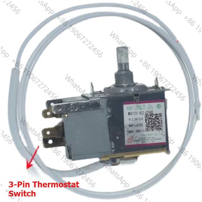 Suitable  Refrigerator Thermostat Parts 0064000752 WDF33U-922 3-Pin Thermostat Switch