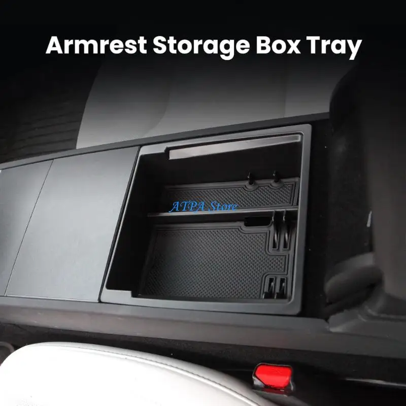 U13C Vehicle Center Console Storage Solution ABS Automotive Tray Simple Installation for Electric Vehicles