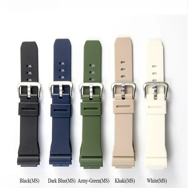 الراتنج حزام ساعة اليد ل كاسيو G-SHOCK GM-S2100 المرأة مثمنة البلوط الرياضة مقاوم للماء Sweatproof الراتنج سوار ساعة 16 مللي متر