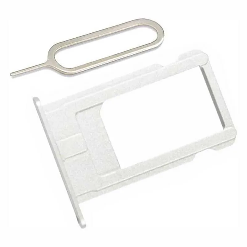 Metal SIM Card Slot Tray Holder Replacement Compatible with iPhone 6 Plus 2014 - Incl. SIM Pin Model A1522,A1524,A1593