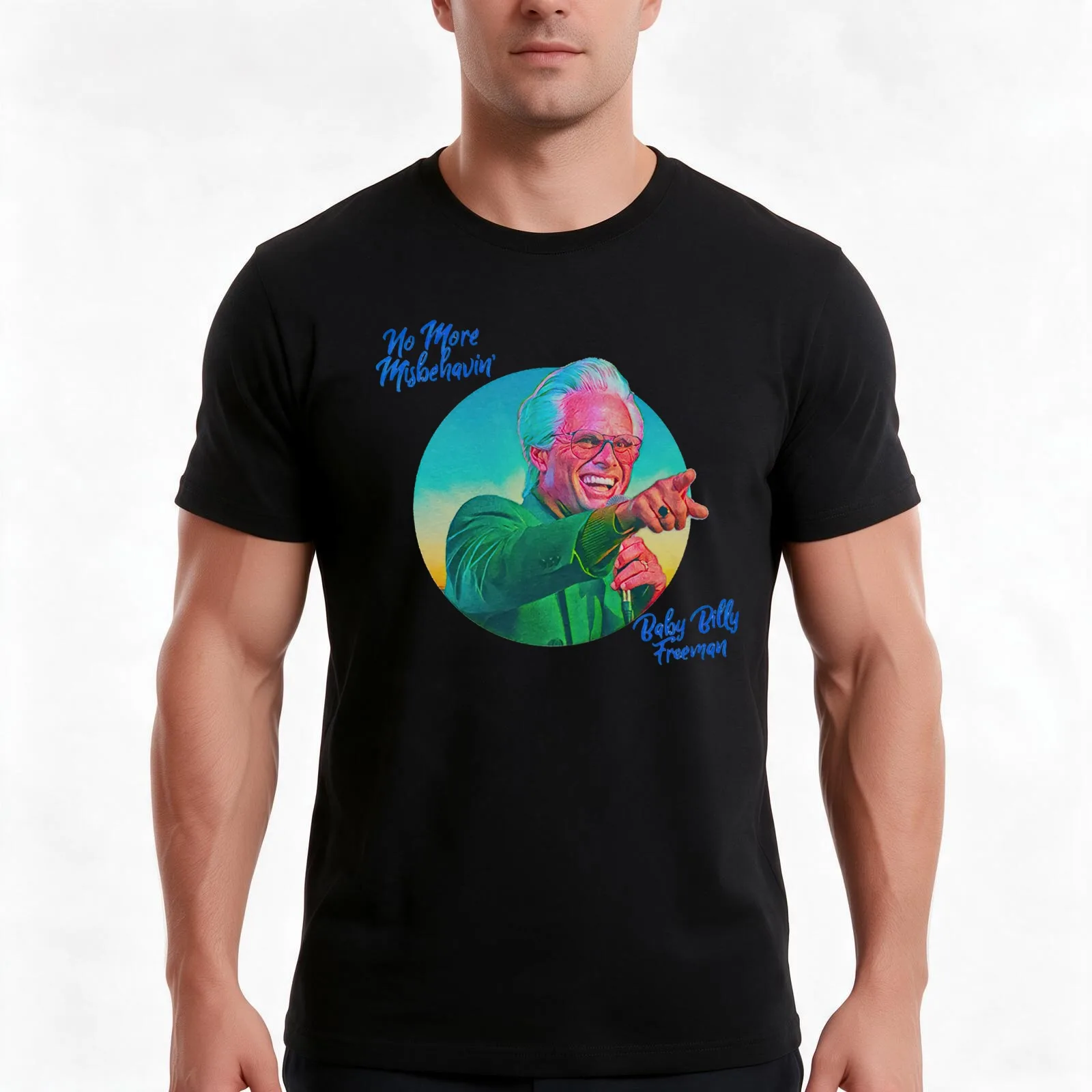 Baby Billy T-Shirt, Summer Casual Cotton Tee, Oversized Streetwear Tops, Vintage Graphic Print, Loose Fit Short Sleeve