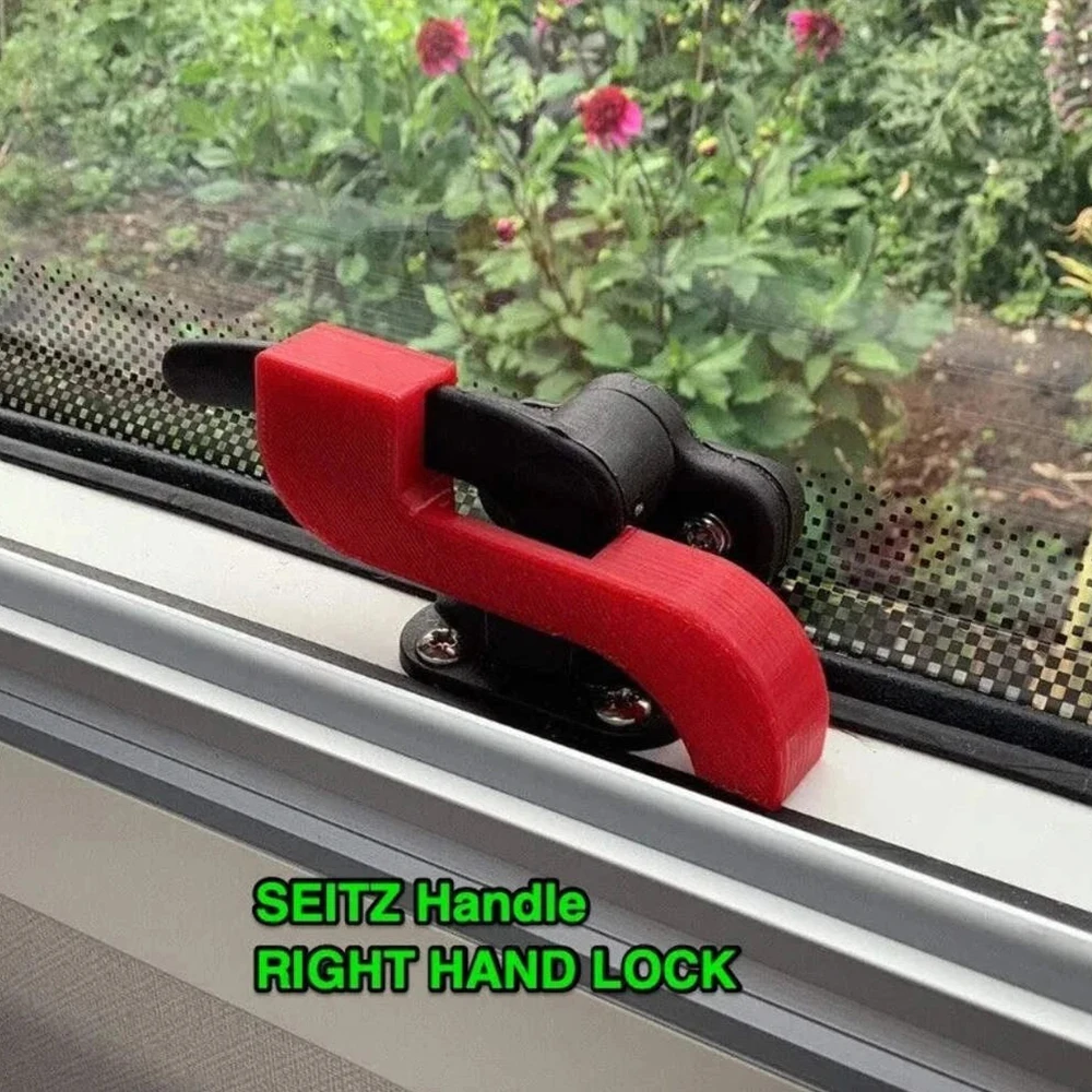 

1Pair RV Safety Lock for Caravan Window Security Locks for SEITZ Dometic Red Window Latches RV Camper Interior Accessories