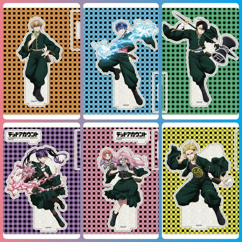 Dead Account ANIME 15CM Soji Enishiro Kukuru Kasubata Acrylic figure stand Figure Desktop ornament keychain