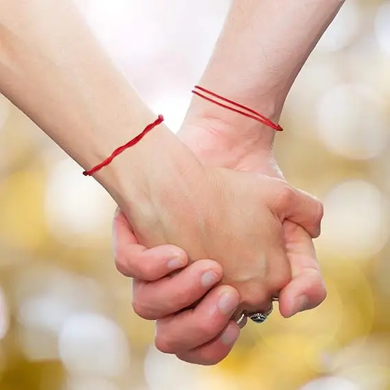 Lucky Red String Bracelet Women Men Simple Thin Rope Braided Bracelets Protection Good Luck Amulet for Success Handmade Jewelry