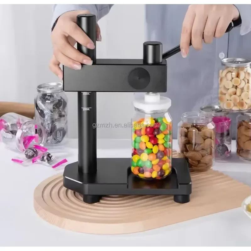 Manual Canning Machine High Efficiency Sealing Device for Home Kitchen Food Preservation Tool Durable Metal Jar Closer New