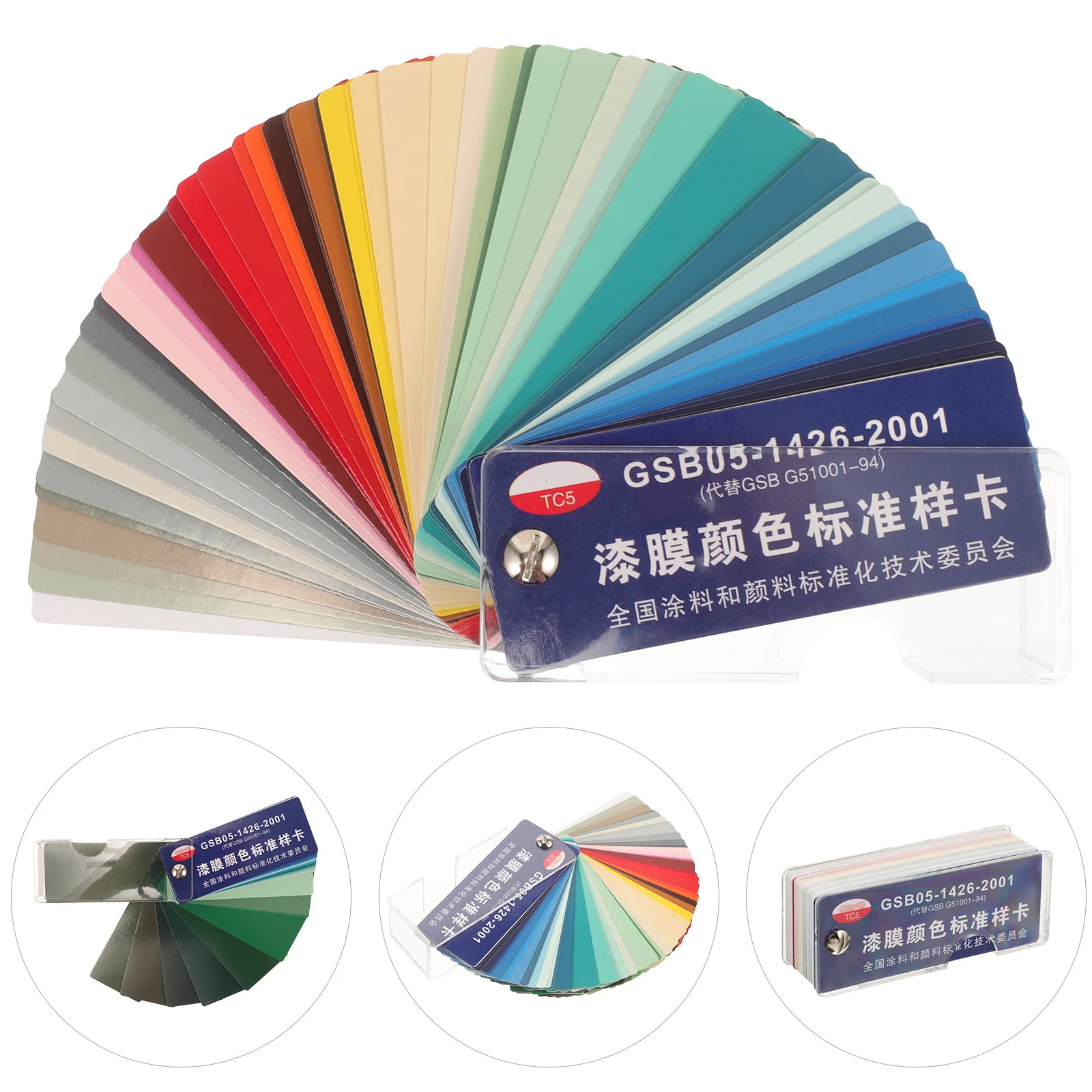 1 Set Paint Color Sample Cards Standard Colors for DIY Floor Hardware Painting Color Chart Cards Accurate Reliable