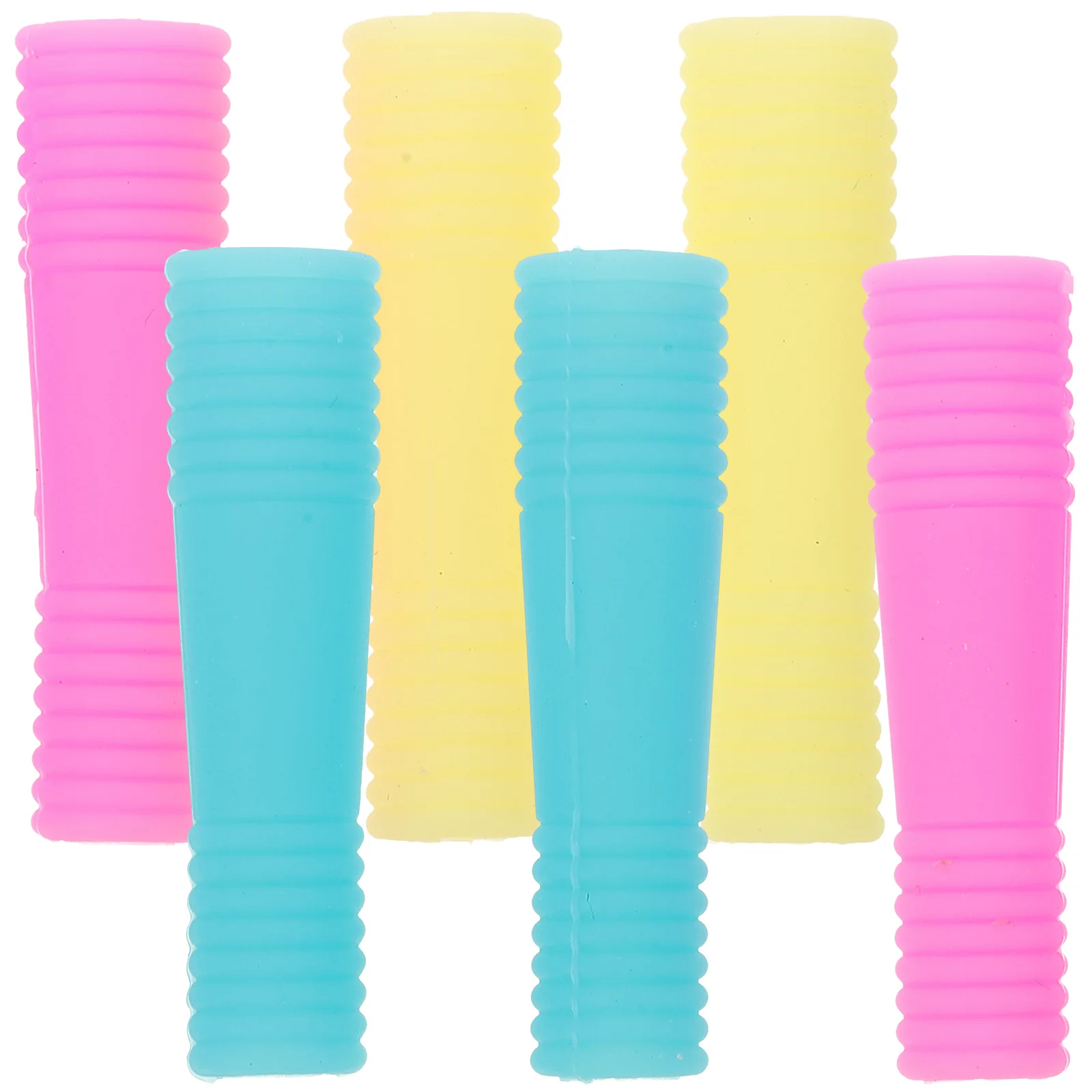 

6pcs Silicone Tweezer Covers Protective Cases for Manicure Scissors Non-Slip Durable Compact Lightweight Storage
