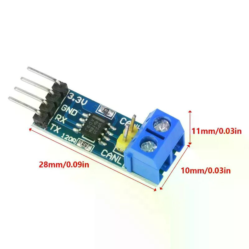 SN65HVD230 VP230 CAN Bus Transceiver Module 3.3V High-Speed For Development Board Evaluation Industrial CAN Bus