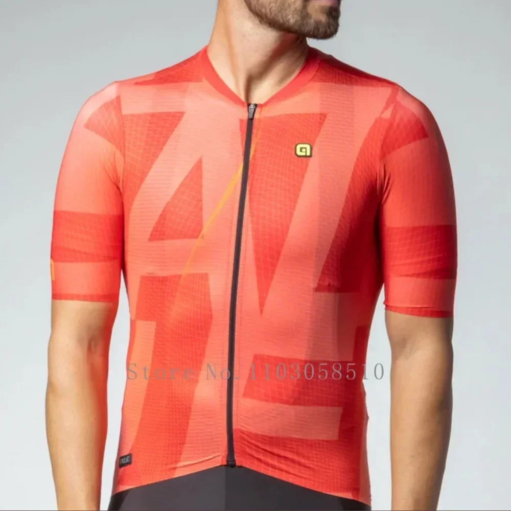 

Men's Cycling Jersey Short Sleeve Road Bike Shirt Summer Bicycle Clothing Breathable Pro Team Top Pro Team uniform maillot Road
