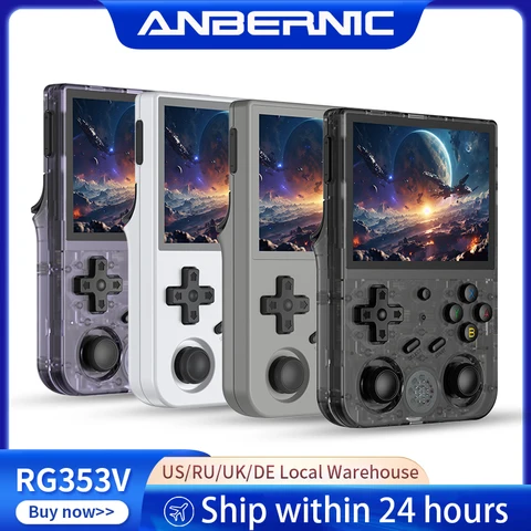 ANBERNIC RG353V RG353VS Retro Handheld Game Console 3.5” IPS