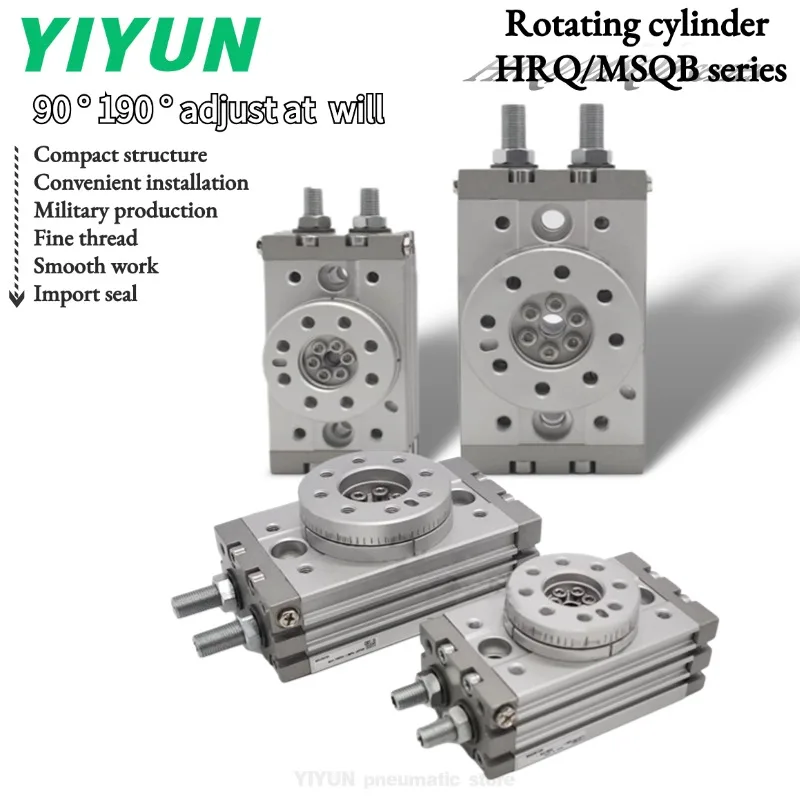 MSQB10L2/L3 MSQB20L2/L3 MSQB30L2/L3 MSQB50L2/L3 MSQA10A/20A/30A/50A MSQA3A MSQA7A Rotary Actuator Gear Oscillating Cylinder MSQ