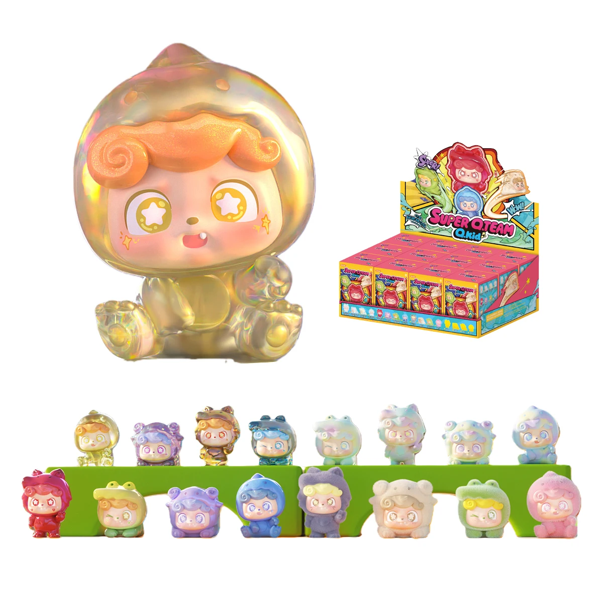 HIPLAY JOTOYS Q.kid Super Q.Team Mini Series Set Box Blind Box Figure