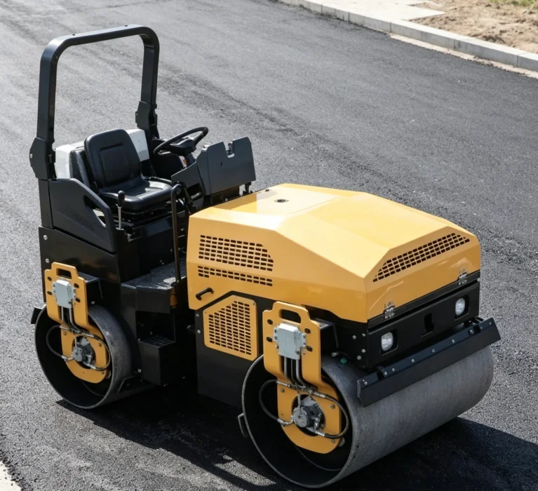 3T Mini Full Hydraulic Road Roller Compactor Double Steel Drum Vibratory Roller Fast Rolling Speed Asphalt Paving Construction