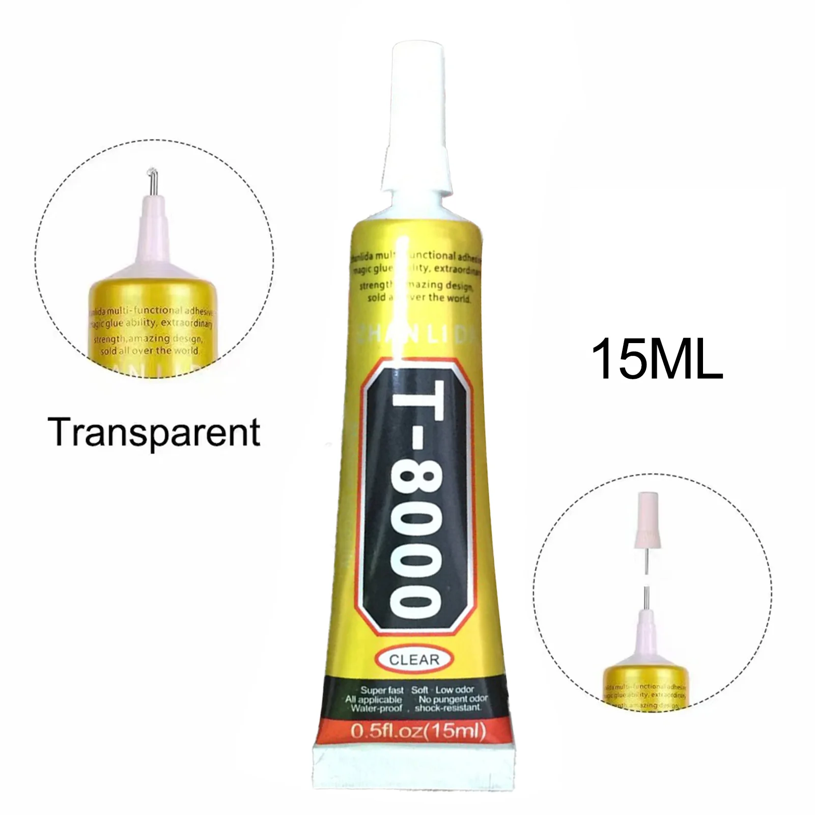 Precision Instrument Adhesive Glue High Elasticity Soft Film Screen Glue for Electronic Components Toys