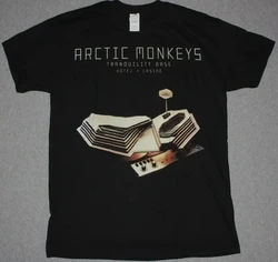 Arctic Monkeys Tranquility Base Hotel Casino T Shirt graphic harajuku oversized t shirt men vintage Cotton Short Sleeve Male