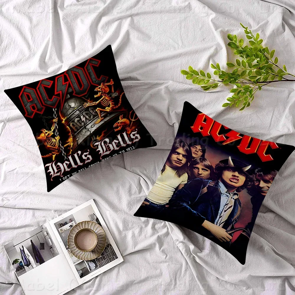 Rock Singer A-AC D-DC Band Cushion Cover 30x50 Polyester Sofa Cushions Decorative Throw Pillows Home Decoration Pillowcover