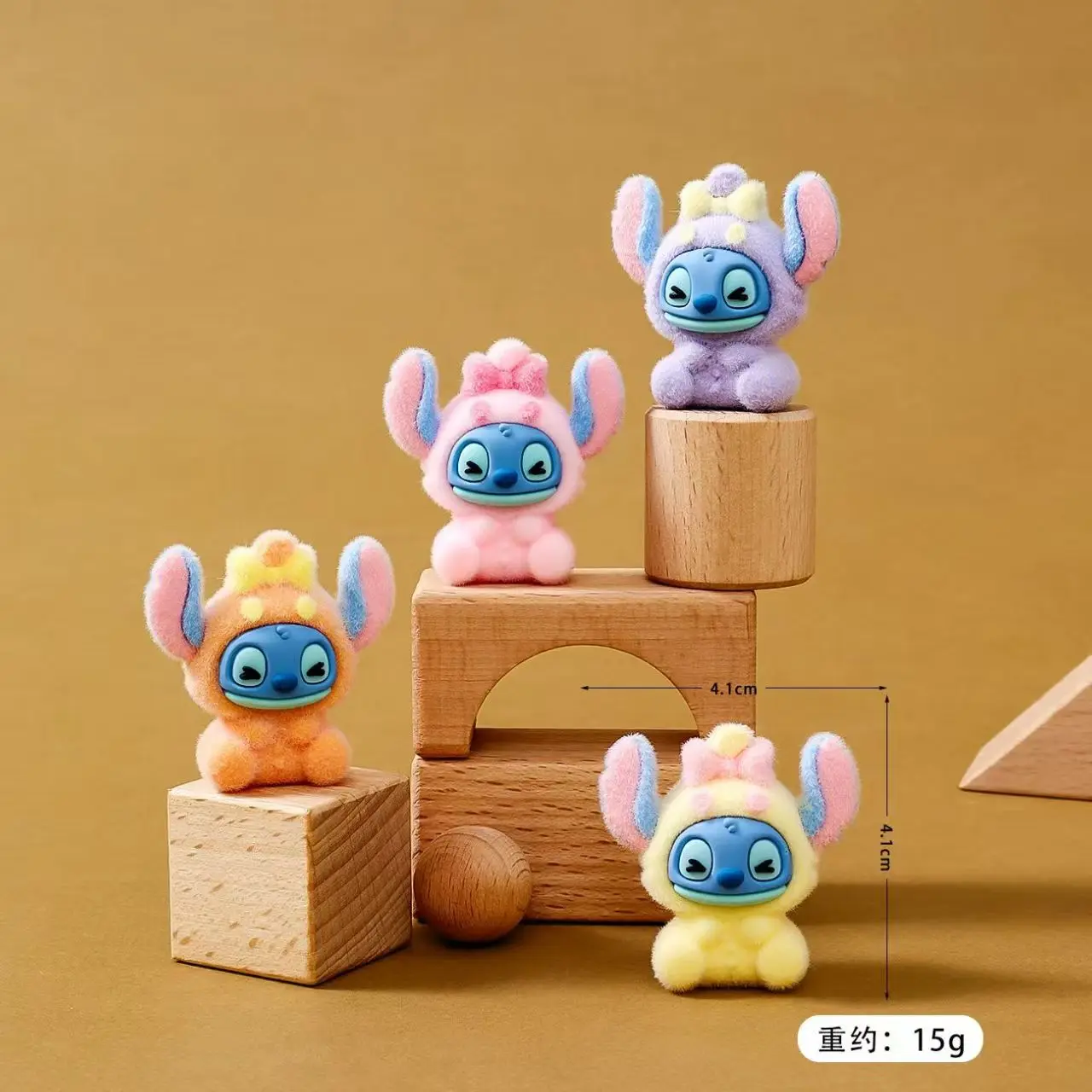 9 pz/set Mini Per Stitch Ornamenti Figura Giocattolo Del Fumetto Figurine Decorazione Del Desktop Modello Ornamenti Giocattoli Delle Ragazze Dei Ragazzi Regalo Di Natale