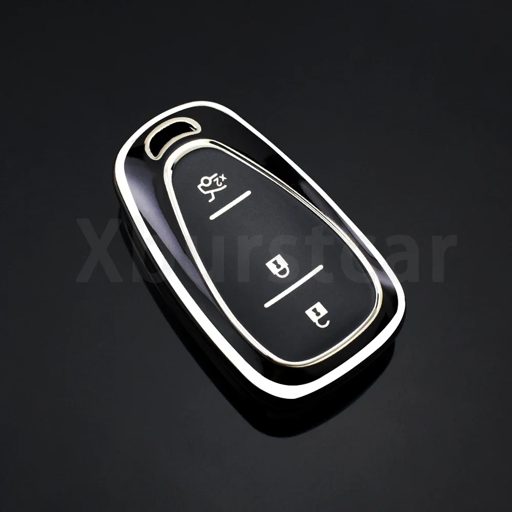 For Chevrolet Onix Equino Orlando Cruze Spark Sonic Camaro Volt Bolt Trax Malibu Blazer Traverse TPU Car Remote Key Case Cover