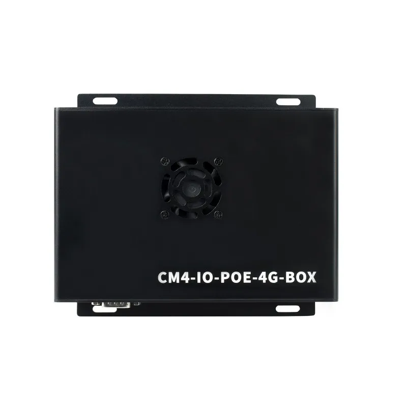 Mini-ordinateur industriel IoT CM4-IO-POE-4G-BOX basé sur Raspberry Pi CM4, Module de Support assemblé 5G/4G, RS485/RS232 isolé