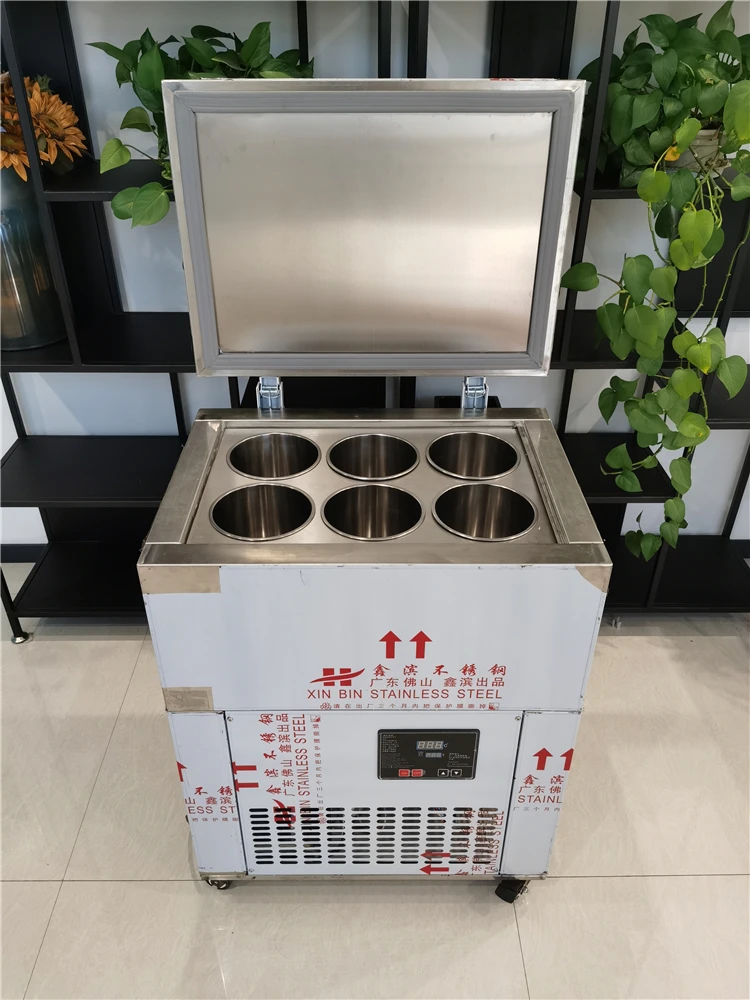 Stainless Steel 6 Buckets Ice Block Machine