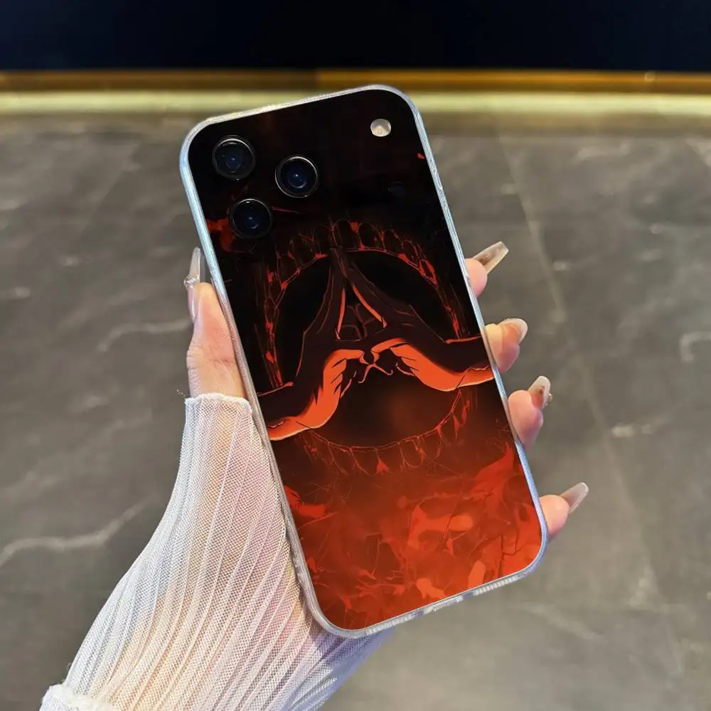 Y-Yuji Itadori Ryomen Sukun Phone Case For iPhone 17,16,15,14,13,12,11 Pro,Max,Plus,X,XS,XR,SE4,E Mini Transparent Soft Cover