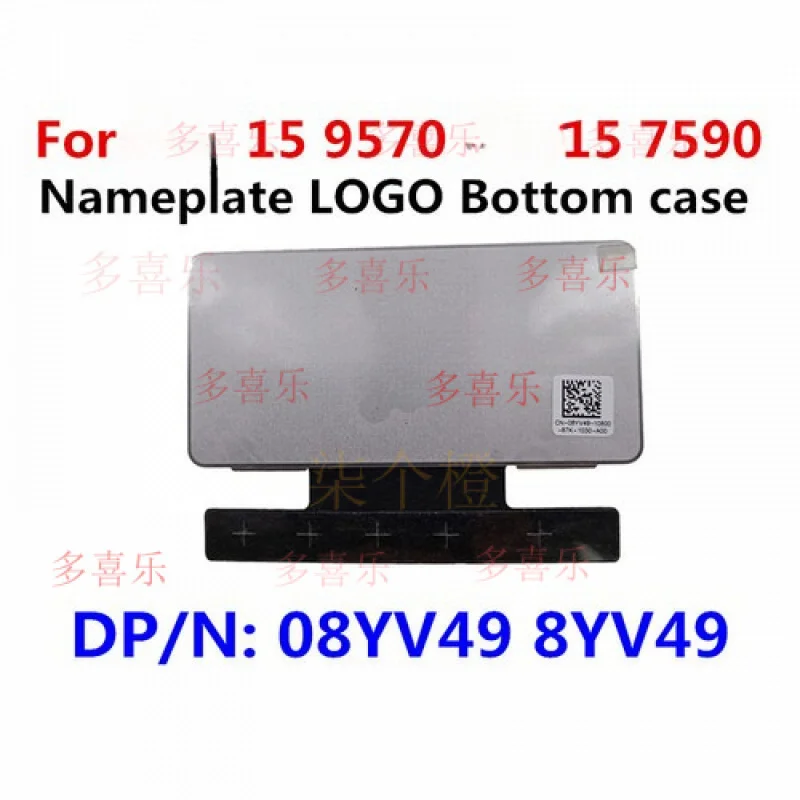 

ZMZM 08YV49 For Dell XPS 15 9560 9570 Nameplate LOGO Bottom Case Back Cover Nameplate