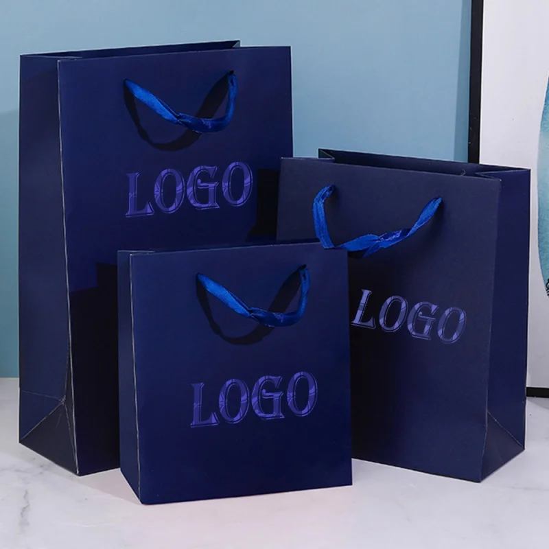 Customized product、Customised Cloth Boutique Cardboard Packaging Matte Cheap Pink Paper Bag with Your Own Logo For Sm