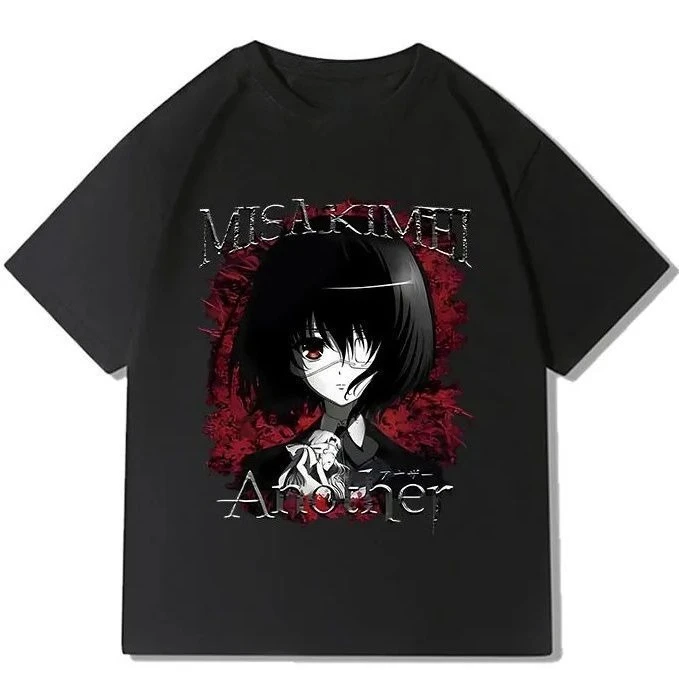 

Japanese Anime Print Short-sleeved T-shirts for Men and Women, Loose Vintage Summer Tops