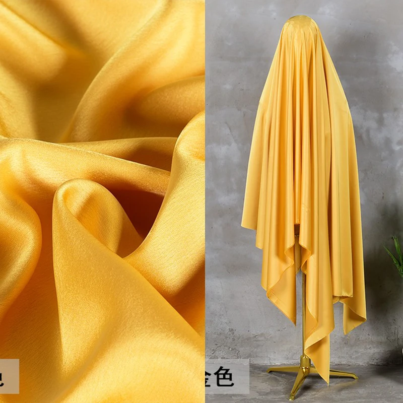 Double Acetate Satin Simulation Silk Satin Fabric Double-sided Glossy Silky Dress Halter Light Dress Fabrics