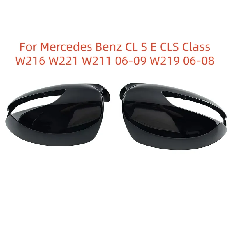 Mirror Shell Case Shell Housing For Mercedes Benz CL S E CLS Class W216 W221 W211 06-09 W219 06-08 Rearview Mirror Cover Reverse