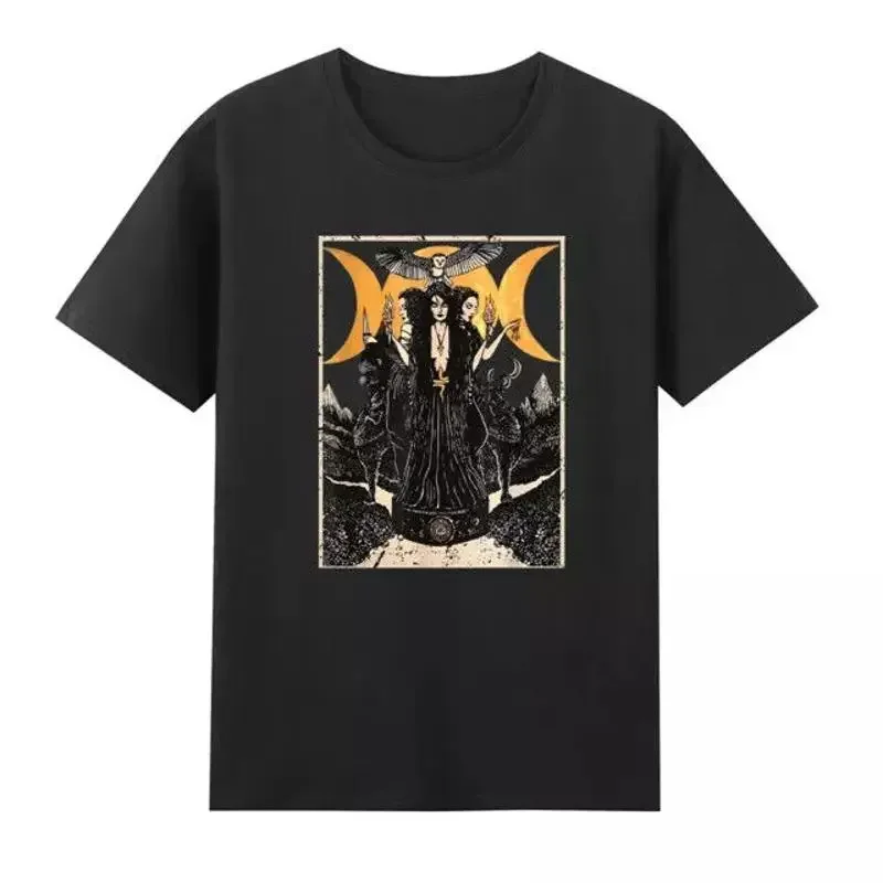 Hecate Triple Moon Goddess Wiccan Wicca Pagan Witch T Shirt